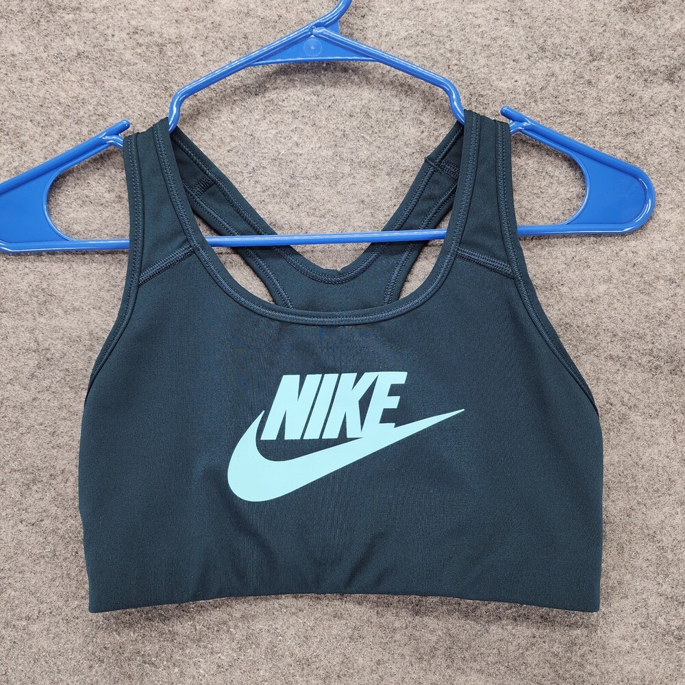 Nike Sports Bra Womens Small Blue Pull On